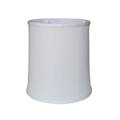 White cylindrical container on a white background