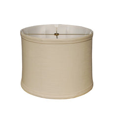 Beige lampshade on a white background