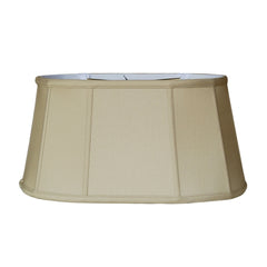 Beige lampshade on a white background