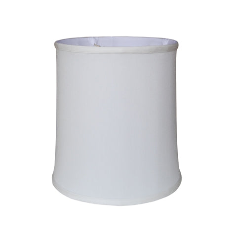 White cylindrical container on a white background