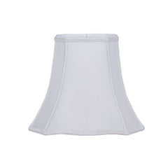 White lampshade on a white background
