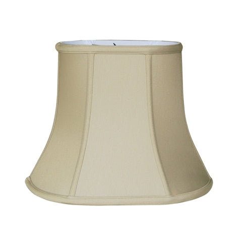 Beige lampshade on a white background