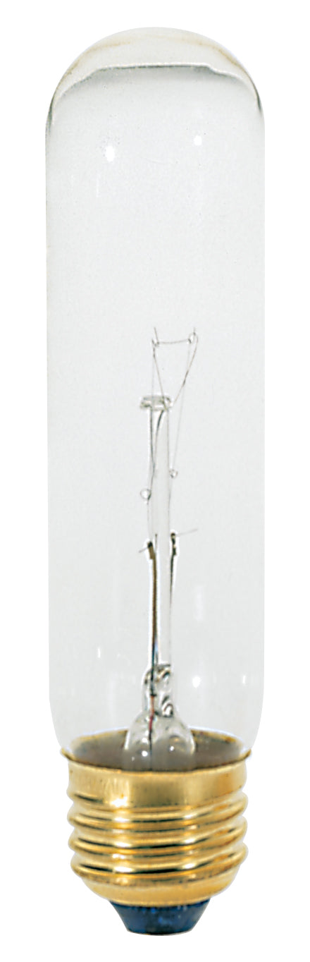 40W T10 CLEAR CARDED MED BASE