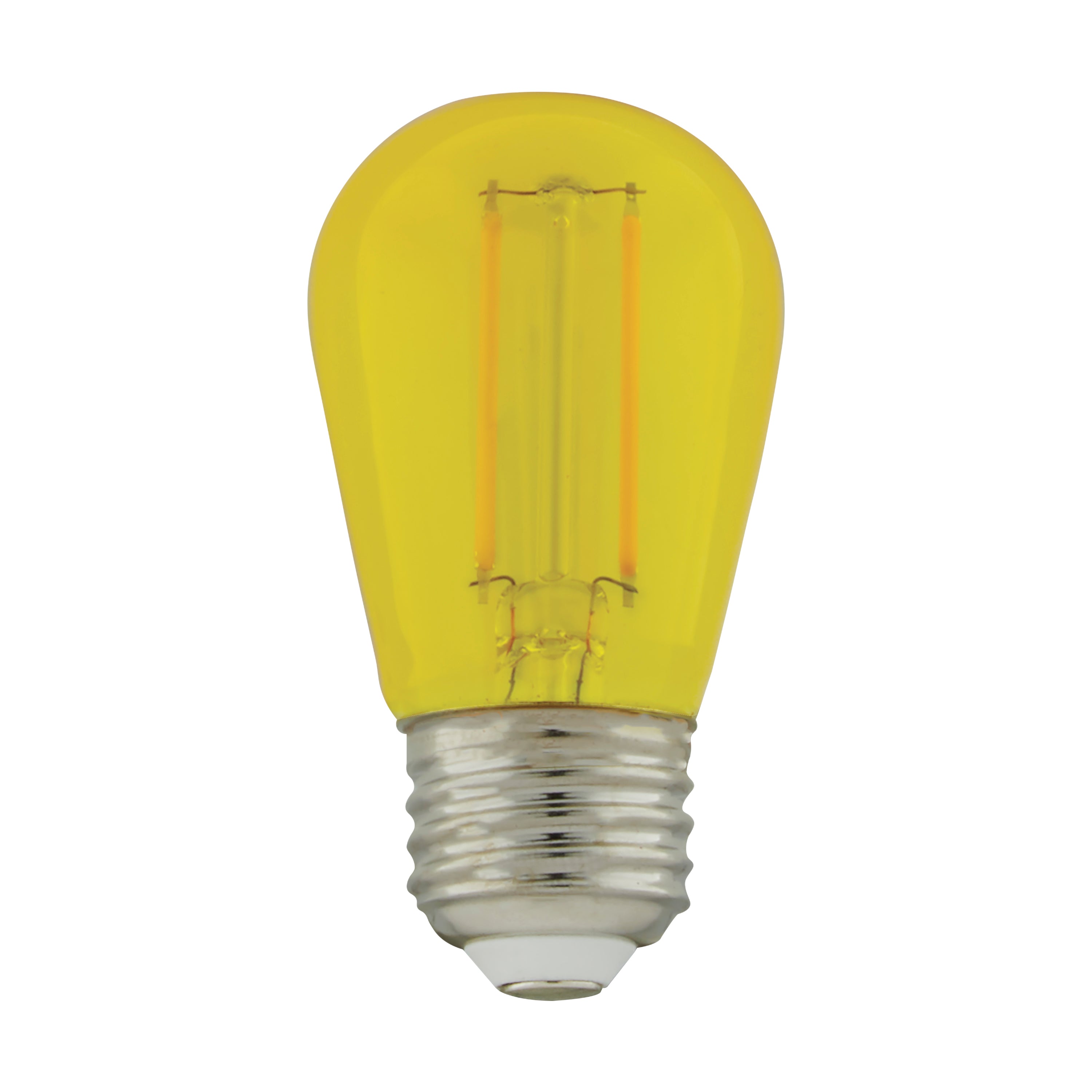 1W/LED/S14/YELLOW/120V/ND/4PK