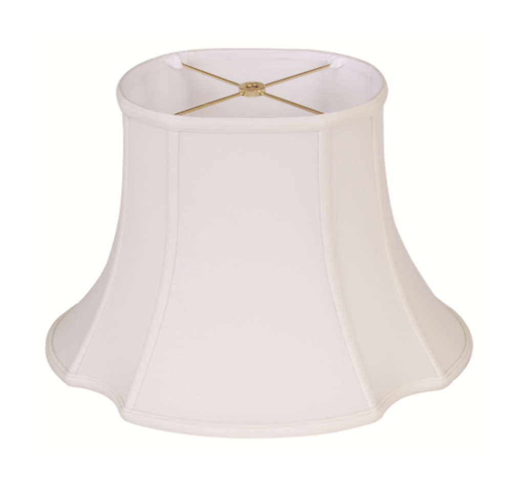 French Oval (Available in Silk Fabric & Black Trimming)