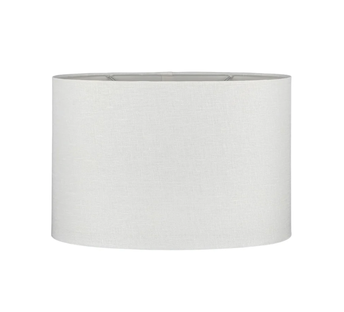 Linen Rolled Edge Retro Oval