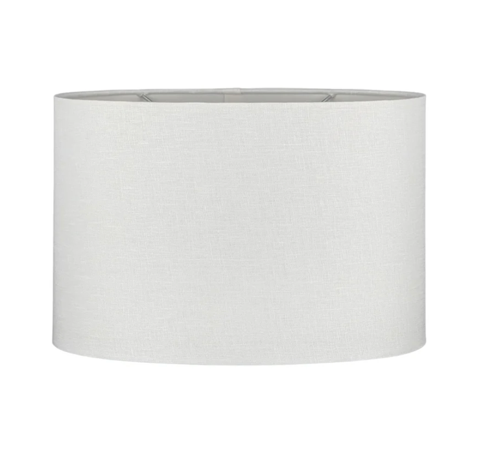 Linen Rolled Edge Tapered Oval