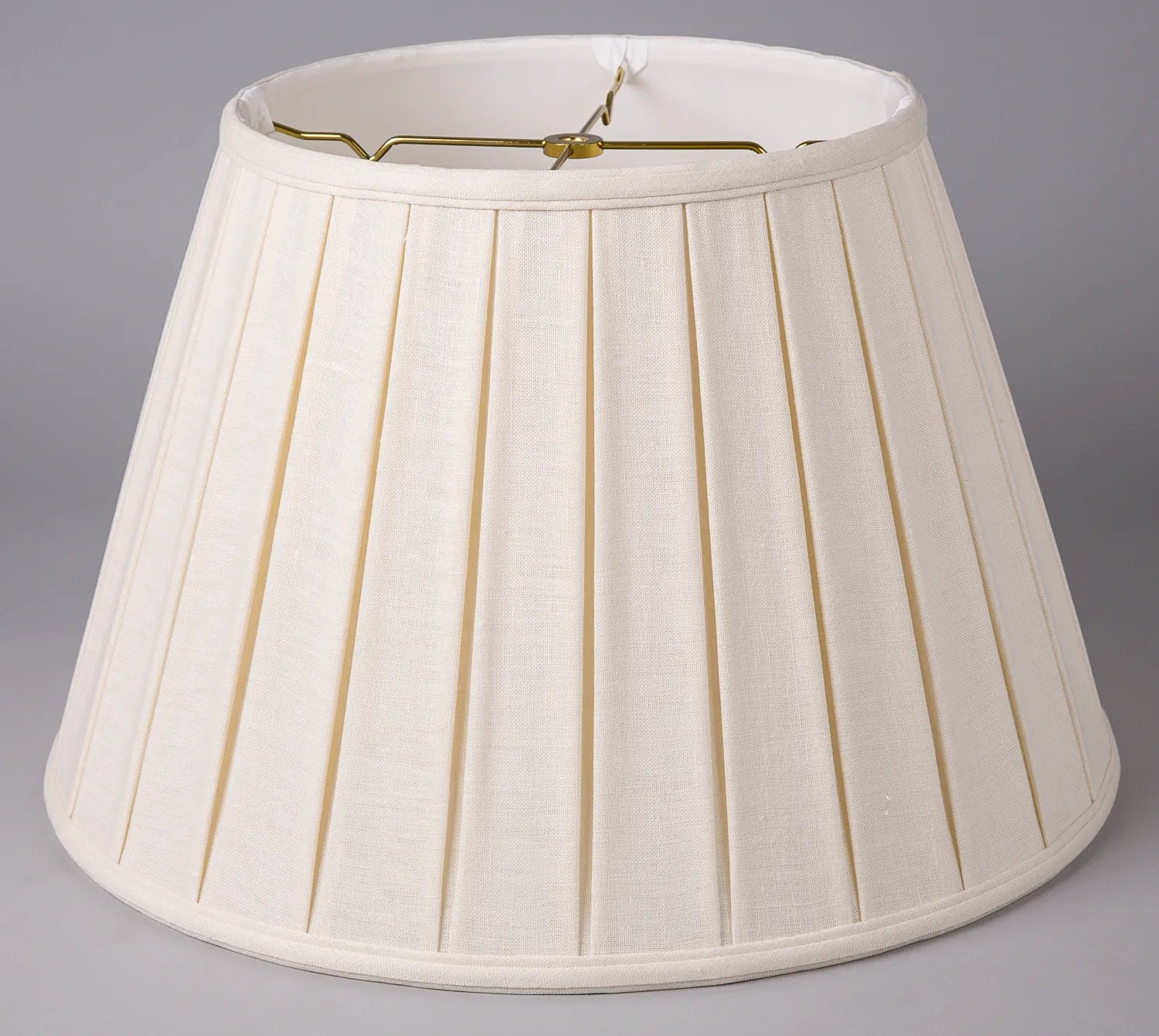 Linen English Empire Wide Box Pleat